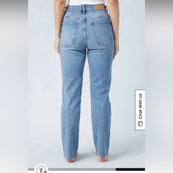 NWT! Size 26. Pacsun Eco Stretch Medium Indigo Dad Jeans. - Picture 2 of 10